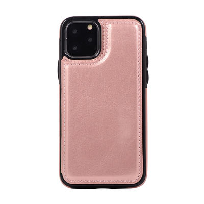 صدمات بو الجلود الهاتف المحمول المحفظة حالة غير مؤذية غطاء IPhone 11