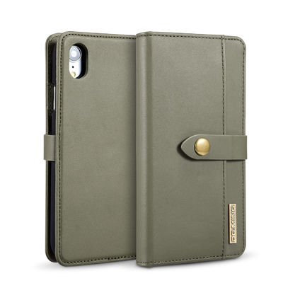 ODM جلد طبيعي فاخر حالة المحفظة فون نمط عصري غير مؤذية