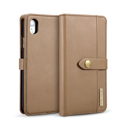 ODM جلد طبيعي فاخر حالة المحفظة فون نمط عصري غير مؤذية