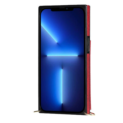 سلس حالة بو الجلود فون المحفظة للصدمات الفاخرة حقيقية