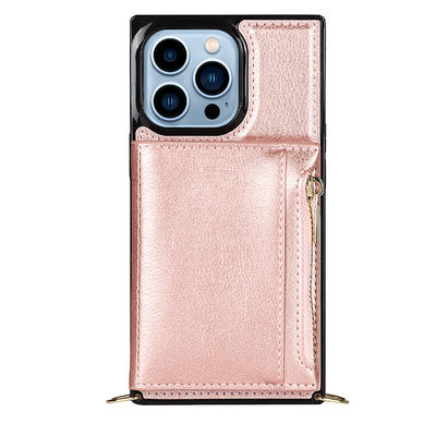 سلس حالة بو الجلود فون المحفظة للصدمات الفاخرة حقيقية