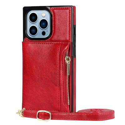 سلس حالة بو الجلود فون المحفظة للصدمات الفاخرة حقيقية