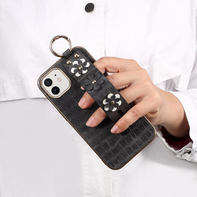 تخصيص الحالات الهاتف LG بو الجلود حزام الحبل للصدمات