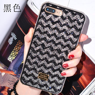 بلينج غليتير صنفلور بيرل الماس غلاف هاتف لـ iPhone 14 13 Pro Xs Max 12 11 XR Soft TP