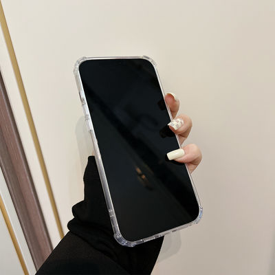 غلافات الهواتف الخلوية السليكونية الناعمة لـ iPhone 8 الحماية المادة الشفافة
